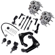 DURAFORCE Front Wheel Hub Bearing Control Arm Suspension Kit for GMC Sierra 1500 2500 HD