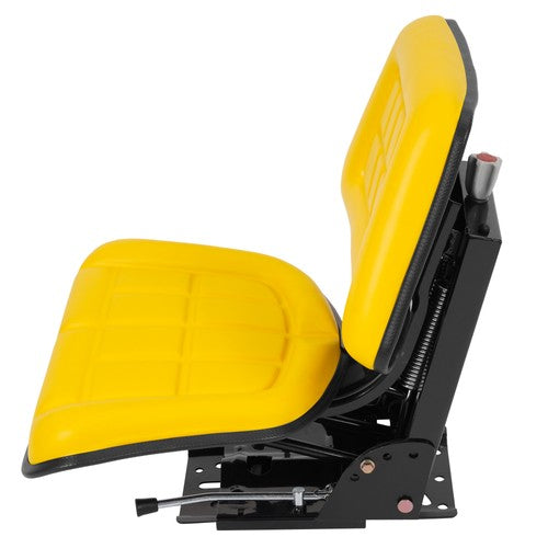 DURAFORCE Yellow Tractor Suspension Seat For John Deere 5200 5210 5300 Massey Ferguson