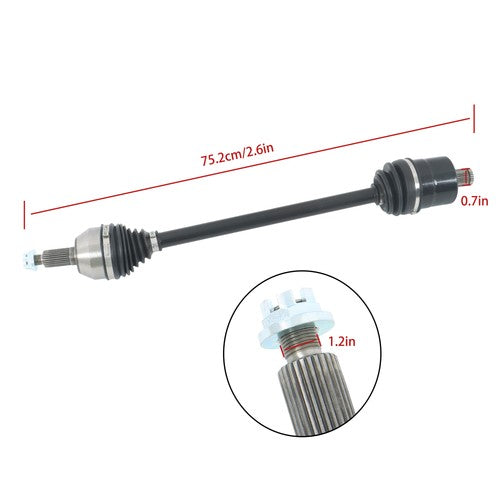 DURAFORCE 1333124 1333439 Rear Right/Left CV Axles Drive Shaft For Polaris XP 1000 2014-18