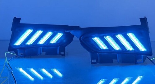 DURAFORCE For Nissan Versa 2020 2021 22 LED Daytime Running Light Turn Signal DRL Fog Lamp