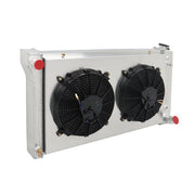 DURAFORCE CC369 For Chevy C10/20/30 Pickup Suburban 1967 1968-72 4 Row Radiator+Fan Shroud