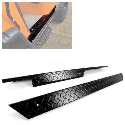 DURAFORCE Aluminum Diamond Plate Rocker Panel Side Cover for EZGO TXT Golf Cart 1994-2013
