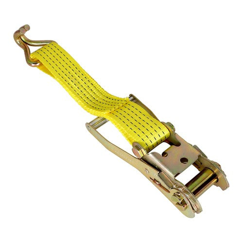 DURAFORCE 2 In x 15 Ft Ratchet Straps With J Hook 5000 Lbs Heavy Duty Tie Downs 8 Pack