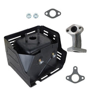 DURAFORCE 11HP 13HP Muffler Exhaust Assembly W / Manifold & Nuts For Honda GX340 GX390