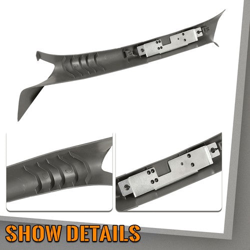 Gray Passenger Side Front A Pillar Trim Handle for 2004-2008 Ford F150 F-150