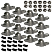 DURAFORCE Steel Roller Tip Rocker Arm Set w/Nuts & Balls for Chevy BBC 454 1.7 Ratio 7/16"