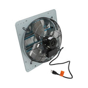 DURAFORCE 14" Shutter Exhaust Fan Wall Mounted Blades Ventilation Fan for Garage,Attic