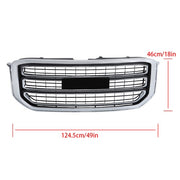 DURAFORCE Chrome Front Bumper Grille Plastic 22936421 New For GMC Yukon&Yukon XL 2015-2020