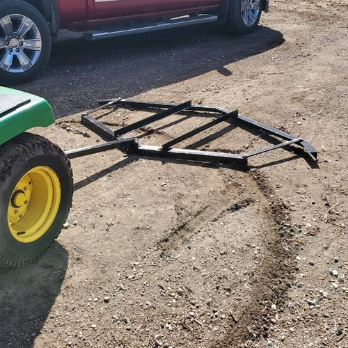 Driveway Drag Tow Behind Drag Harrow 72 Inch Width Steel Gravel Grader For ATV UTV
