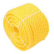 DURAFORCE Orange Yellow 1/2in 100ft 3 Stranded Braided Rope for Boats, Dock, Marine Rope