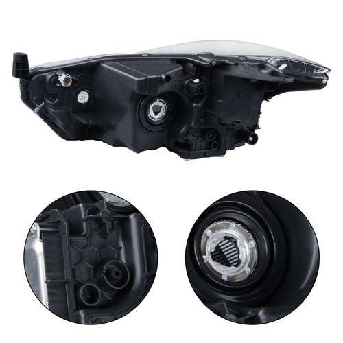 DURAFORCE Headlights Headlamps Clear Lens For Nissan Kicks SR 2018 2019 2020 LH+RH Side