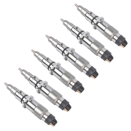 DURAFORCE 6PCS Fuel Injectors For Komatsu PC200-8 Cummins QSB6.7 QSB5.9 0445120231 5263262