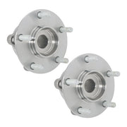 DURAFORCE 2 Pcs Wheel Hubs Bearing Assembly Front AWD For Mitsubishi Lancer 2.0L 2008-2015