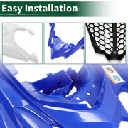 DURAFORCE New For YAMAHA Raptor 700 2006-2024 Plastics Bodywork Fenders COMPLETE SET BLUE