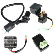 DURAFORCE ATV For 125 150cc GY6 Go Kart Electric Set Ignition Coil CDI Relay Regulator New