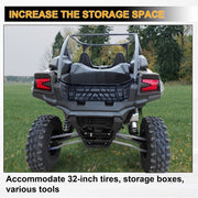 DURAFORCE Tailgate Bed Enclosure For 2020-2024 Kawasaki Teryx KRX 1000 Rear Luggage Rack