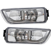 DURAFORCE Pair Clear Bumper Driving Fog Light Kit For Honda Accord 4DR Sedan 2003-2007