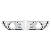 DURAFORCE For Ford Edge 2007-2010 4PCS Front Bumper Grille Upper Lower+2 Fog Lamp Molding