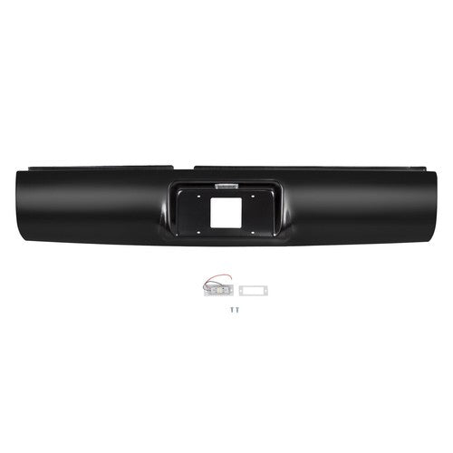 Rear Bumper Roll Pan With Led License Light For 1994-2003 Chevy Gmc S10 Sonoma