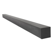 DURAFORCE RV Rear Standard 4" x 4" Bumper Bar W/Rubber Bumper Plug Cap Cover For RV Camper