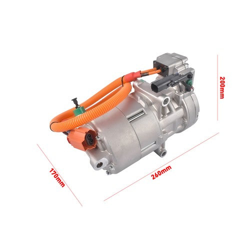 DURAFORCE Air A/C Compressor Pump for Tesla X/S 2016-20 1063369-00-D 1042442-00-M Aluminum