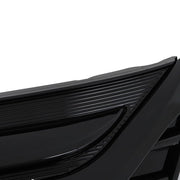 DURAFORCE Gloss Black Plastic Front Upper Bumper Grille Fit For Honda Odyssey 2018-2020