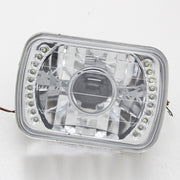 DURAFORCE 7x6 5X7 LED Halo Projector Headlight For Chevy Express Cargo Van 1500 2500 3500
