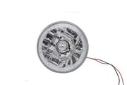 DURAFORCE 5-3/4"Inch Round LED Red Halo Style Halogen Crystal Clear Headlights Angel Eye