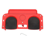 DURAFORCE Universal Rolling Knee Creeper/Pads with Tool Tray Holder + 5 Swivel Castors Red