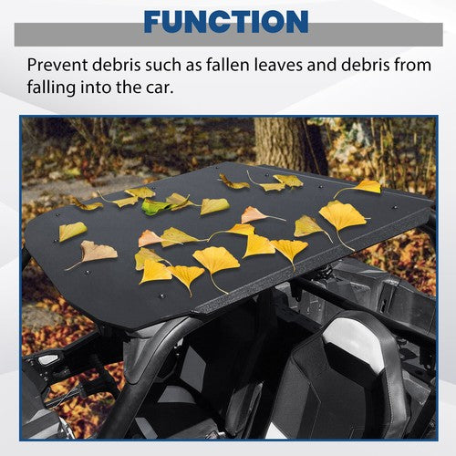 Thick 1 4 Inch Hard Plastic Roof Top for Polaris RZR 900 S S 1000 2014 to 2023