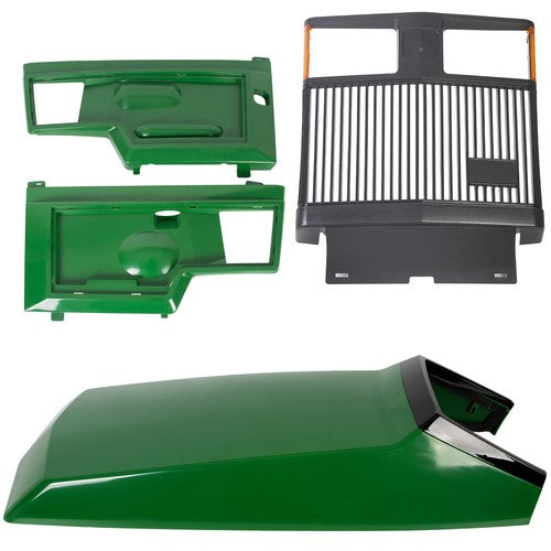 DURAFORCE For John Deere 415 425 445 455 Upper Hood & LH RH Side Panels & Front Grille