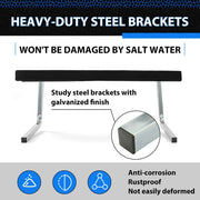 DURAFORCE 2PCS Adjustable Boat Trailer Bunk Board Guide-on 61" Feet Rail Sailboat Trailer