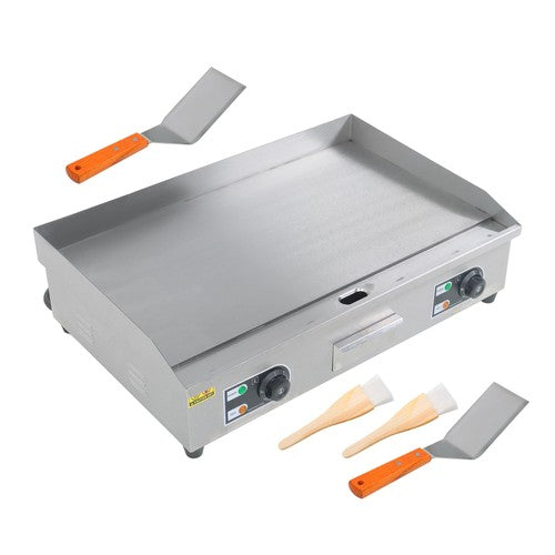 DURAFORCE 30 Inch Commercial Electric Griddle 3000W Countertop Flat Top Grill 122℉-572℉