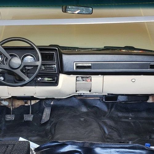 DURAFORCE Black Dashboard Cover Fit For 1981-1991 GMC Chevrolet Trucks SUV Pickup Dash Cap