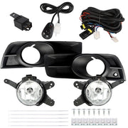 DURAFORCE Halogen Fog Lights w/Wiring+Switch+Bezles For 2010-2014 Chevy Cruze LH+RH Side