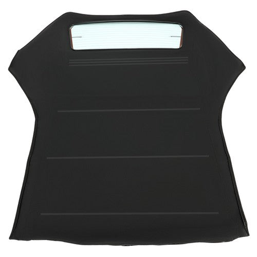 DURAFORCE Black Convertible Soft Top Clear Heated Glass Window For BMW 3 Series E46 00-06