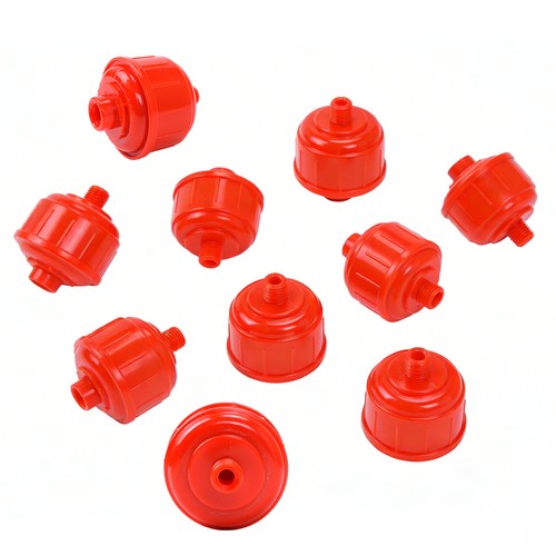 DURAFORCE 10PCS DISPOSABLE INLINE AIR FILTERS FIT FOR HVLP Paint Spray Gun Universal Red