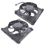 DURAFORCE 2x Engine Radiator Cooling Fan Assembly Left + Right for Tesla Model S 2012-2020