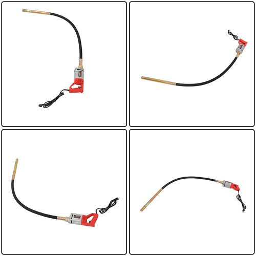 DURAFORCE Electric Concrete Vibrator Concrete Vibrabrater with 5 FT Copper Shaft US
