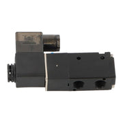 DURAFORCE 1/4'' DC 12V 3 way 2 position Pneumatic Electric Solenoid Valve NPT Air Aluminum