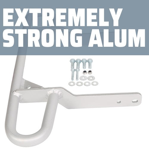Rear Grab Bar Bumper Bracket For Yamaha Raptor 660 660R Yfz450 2001-2009 Silver