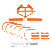 DURAFORCE Category 1&3 Point Quick Hitch Cultivator w/ 6 Spring Steel Shanks Tow bebhind