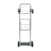 DURAFORCE Aluminum Hand Truck 2 in 1 Folding Dolly Cart 400 lbs Capacity Heavy Duty 150kg