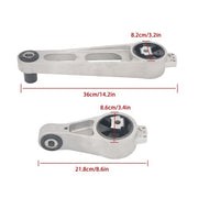 DURAFORCE Front Right Upper & Lower Motor Mount 2PCS For Chrysler PT Cruiser 01-10 2.4L
