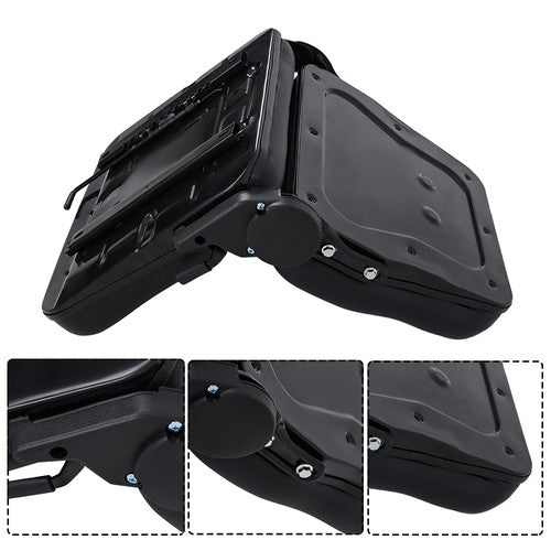 DURAFORCE Universial Fold Seat for Forklift Tractor with Adjustable Angle Back Slide New