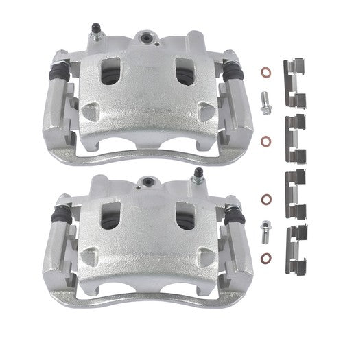 DURAFORCE 2x Front Left & Right Brake Calipers for Infiniti QX56 Nissan Titan Armada 5.6L