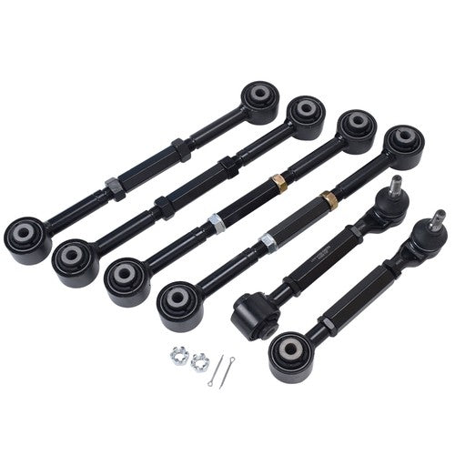 DURAFORCE Rear Upper + Lower Control Camber Arms For 2003-2007 Honda Accord 6Pcs US