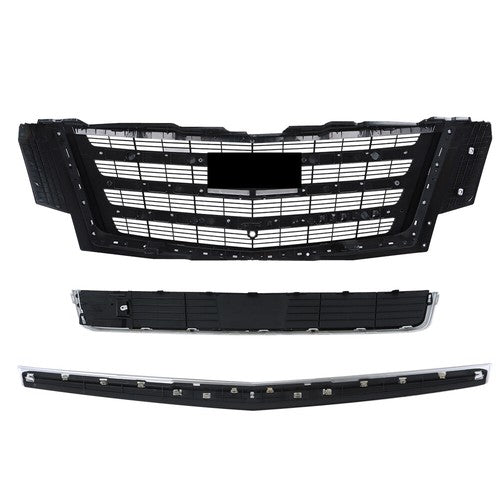 DURAFORCE New Bumper Grille Hood Molding Lower Front For Cadillac Escalade 15-20 Plastic
