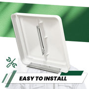 DURAFORCE 3 Pack 14"X14" Ventline Roof Vent Cover RV Replacement Vent Lid Roof Part White