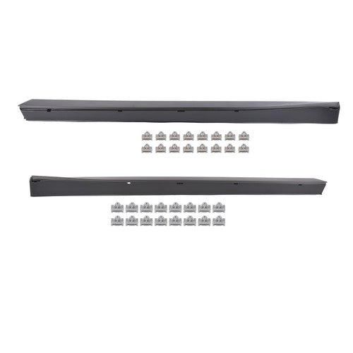 DURAFORCE Pair Front Lower Door Trim Molding Black for Cadillac XT5 2017-2025 Left & Right